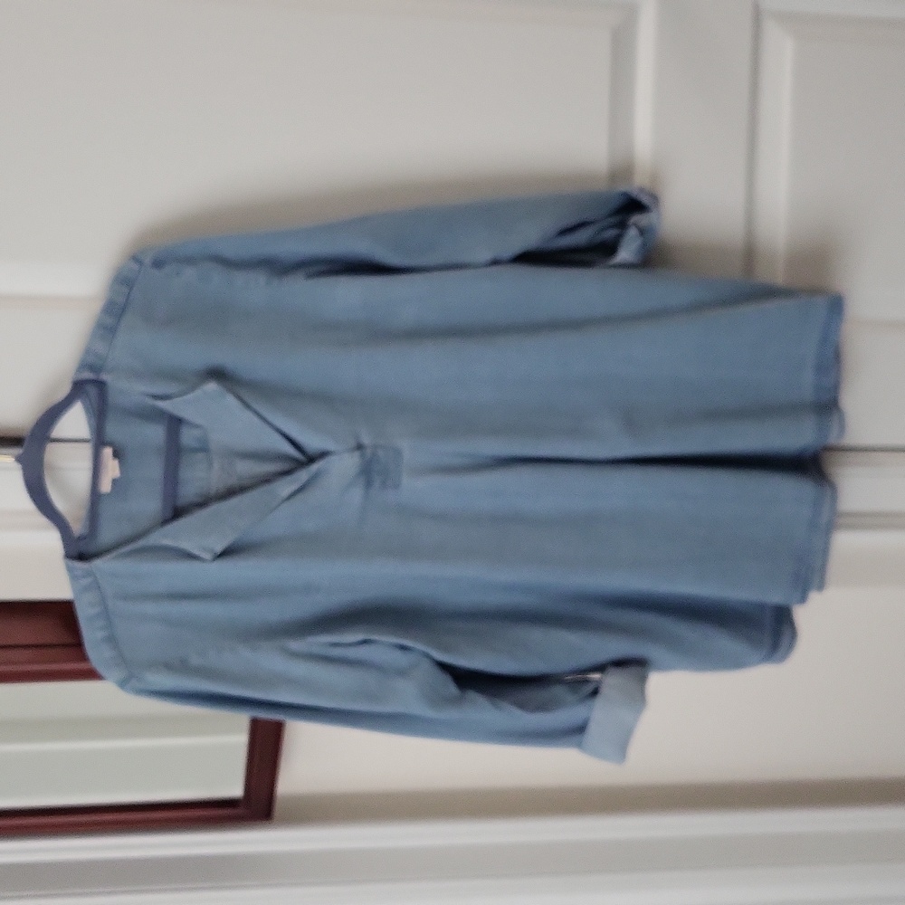 J jill chambray tunic top